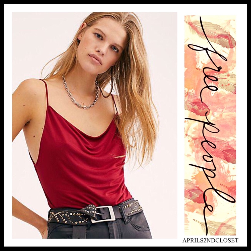 FREE PEOPLE CAMI TANK TOP SLEEVELESS TEE A2C - Picture 3 of 15